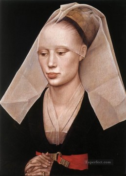 オランダの女性画家ロジャー・ファン・デル・ウェイデンの肖像 Oil Paintings